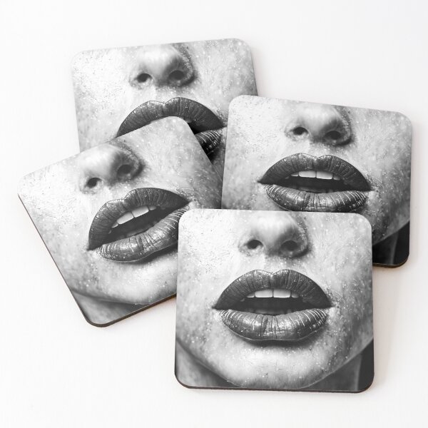 Item preview, Monochrome Lips designed and sold by BeeTheArtCo.