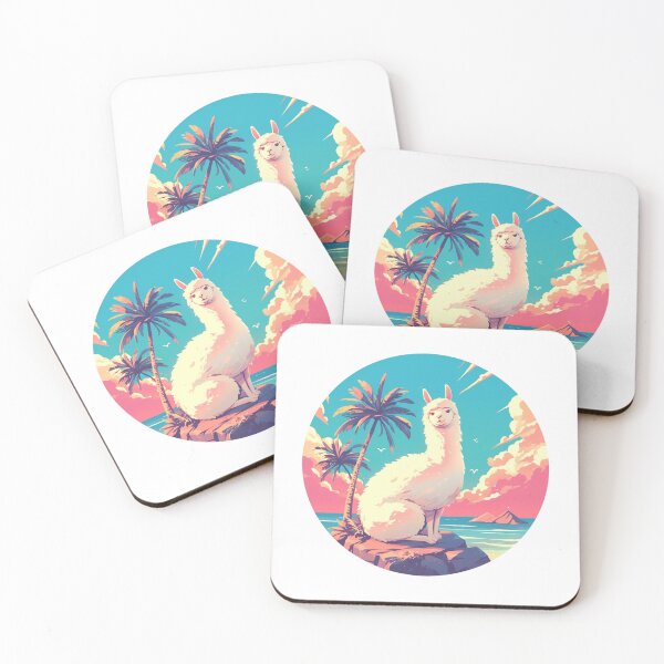 Item preview, Lama at a beach // Cool Lama // Cool Animal // Beach // Chill out // Llama designed and sold by SMARTKIT  DESIGNAGENCY.
