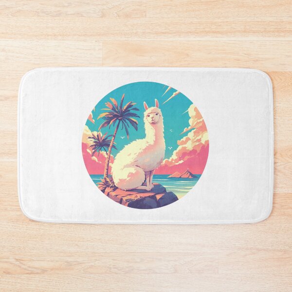 Item preview, Lama at a beach // Cool Lama // Cool Animal // Beach // Chill out // Llama designed and sold by SMARTKIT  DESIGNAGENCY.
