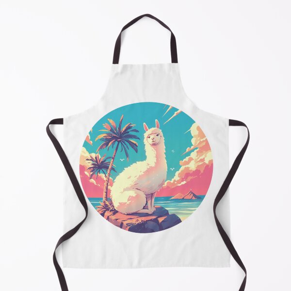 Item preview, Lama at a beach // Cool Lama // Cool Animal // Beach // Chill out // Llama designed and sold by SMARTKIT DESIGNAGENCY.