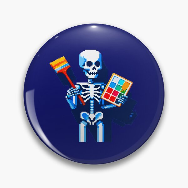 Item preview, Painter Skeleton: Artistic Bones designed and sold by Ronny-Owiso.