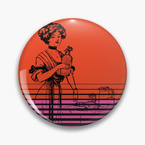 Item preview, Victorian Lady in retro circle  designed and sold by MarigoldandLily.