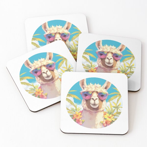 Item preview, Lama at a beach // Cool Lama // Cool Animal // Beach // Chill out // Llama designed and sold by SMARTKIT  DESIGNAGENCY.