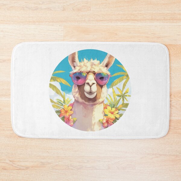 Item preview, Lama at a beach // Cool Lama // Cool Animal // Beach // Chill out // Llama designed and sold by SMARTKIT  DESIGNAGENCY.