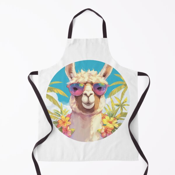 Item preview, Lama at a beach // Cool Lama // Cool Animal // Beach // Chill out // Llama designed and sold by SMARTKIT DESIGNAGENCY.