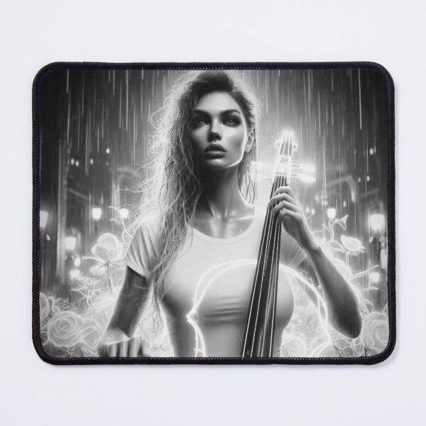 Item preview, Enchanted Violin Melodies of the Night Black and white - Ghost Archer Illusions" designed and sold by Ghost Archer Illusions.