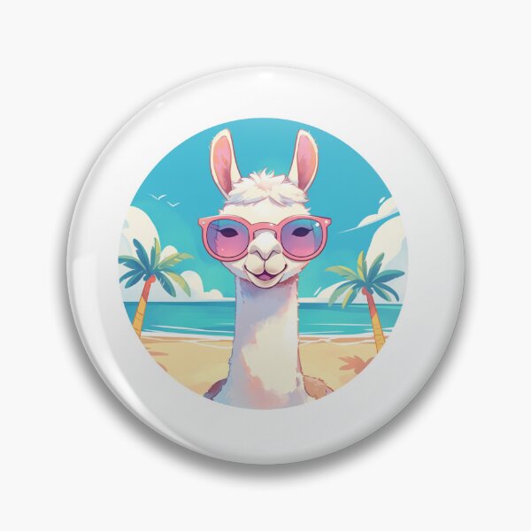Item preview, Lama at a beach // Cool Lama // Cool Animal // Beach // Chill out // Llama designed and sold by SMARTKIT  DESIGNAGENCY.