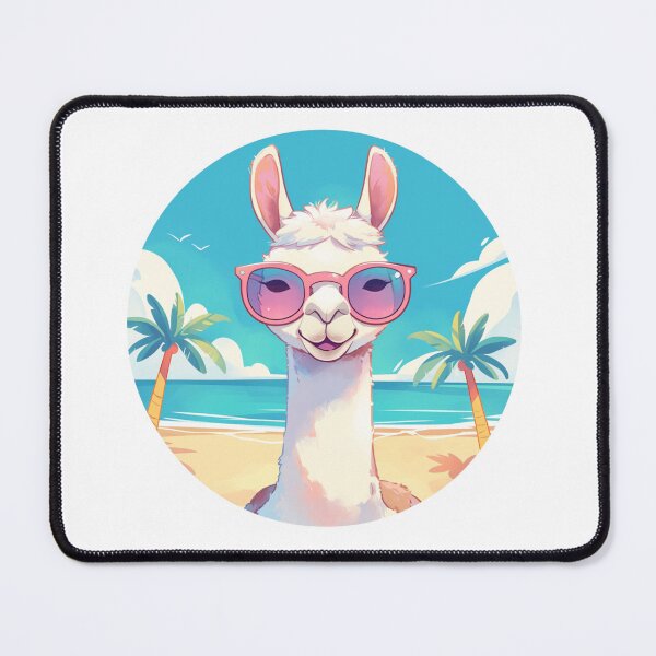 Item preview, Lama at a beach // Cool Lama // Cool Animal // Beach // Chill out // Llama designed and sold by SMARTKIT  DESIGNAGENCY.