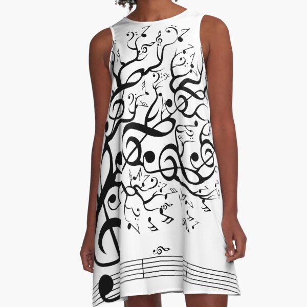 The Sound of Nature In Motion A-Line Dress