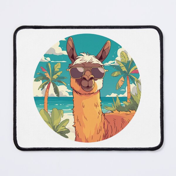 Item preview, Lama at a beach // Cool Lama // Cool Animal // Beach // Chill out // Llama designed and sold by SMARTKIT  DESIGNAGENCY.