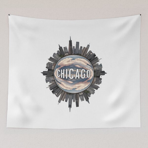 Item preview, Windy City, Chicago, Magnificent Line designed and sold by RedCircleArt.