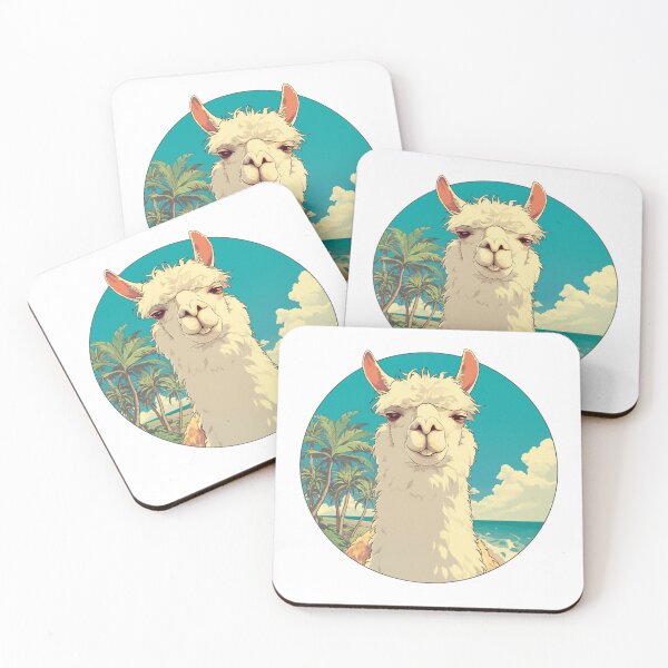 Item preview, Lama at a beach // Cool Lama // Cool Animal // Beach // Chill out // Llama designed and sold by SMARTKIT  DESIGNAGENCY.