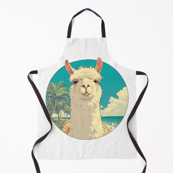 Item preview, Lama at a beach // Cool Lama // Cool Animal // Beach // Chill out // Llama designed and sold by SMARTKIT DESIGNAGENCY.