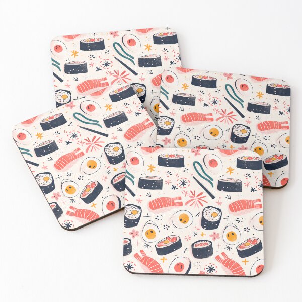 Item preview, Colorful Sushi Pattern: Cool Art for Sushi Lovers designed and sold by FergonDesigns.