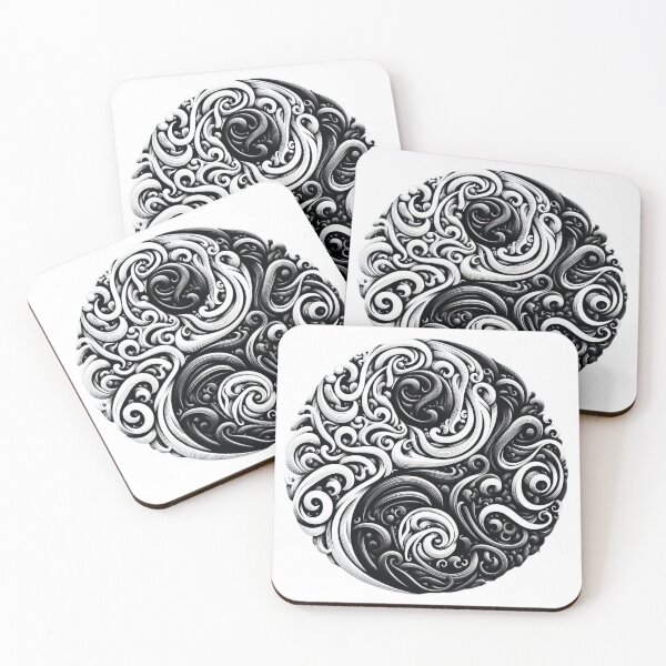 Item preview, Yin Yang Embrace: Unveiling the Interconnectedness of Opposites designed and sold by aZRaSs.
