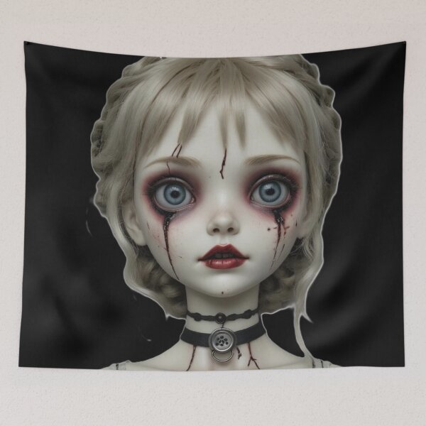 Aperçu de l'œuvre Poupée macabre créée et vendue par BeeTheArtCo.