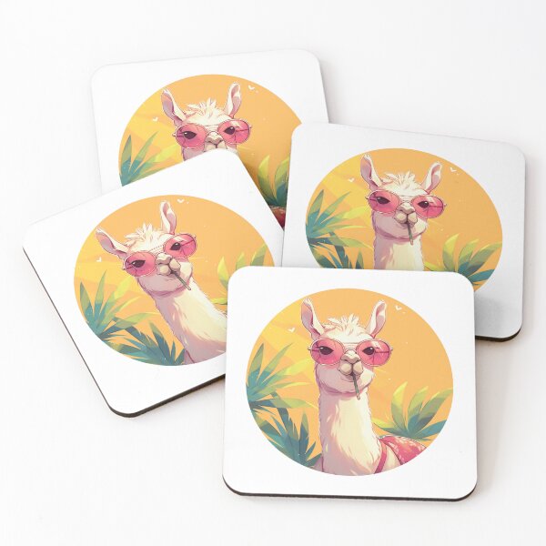 Item preview, Lama at a beach // Cool Lama // Cool Animal // Beach // Chill out // Llama designed and sold by SMARTKIT  DESIGNAGENCY.