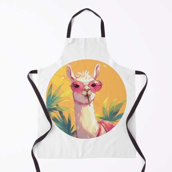Item preview, Lama at a beach // Cool Lama // Cool Animal // Beach // Chill out // Llama designed and sold by SMARTKIT DESIGNAGENCY.