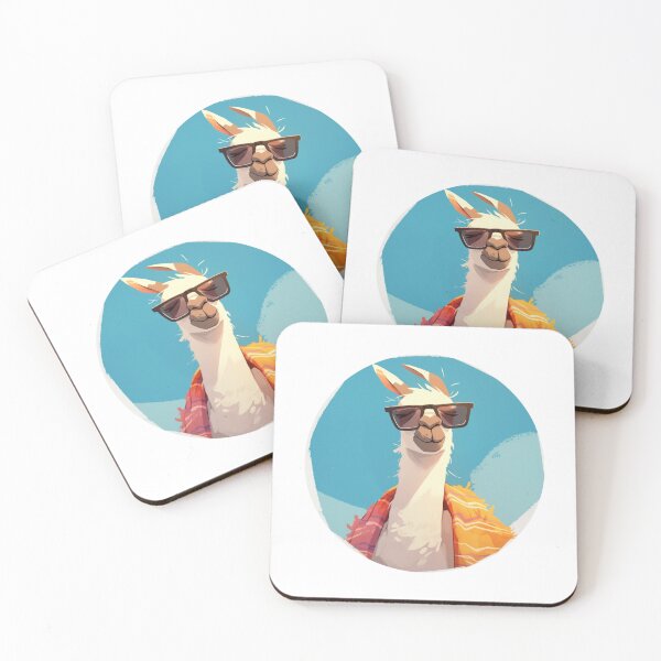 Item preview, Lama at a beach // Cool Lama // Cool Animal // Beach // Chill out // Llama designed and sold by SMARTKIT  DESIGNAGENCY.