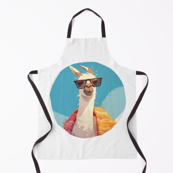 Item preview, Lama at a beach // Cool Lama // Cool Animal // Beach // Chill out // Llama designed and sold by SMARTKIT DESIGNAGENCY.