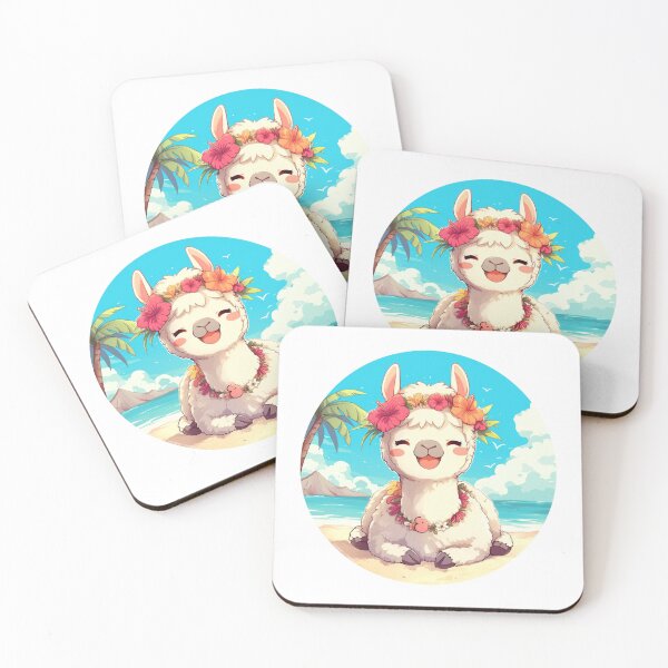 Item preview, Lama at a beach // Cool Lama // Cool Animal // Beach // Chill out // Llama designed and sold by SMARTKIT  DESIGNAGENCY.