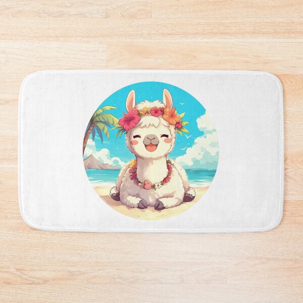 Item preview, Lama at a beach // Cool Lama // Cool Animal // Beach // Chill out // Llama designed and sold by SMARTKIT  DESIGNAGENCY.