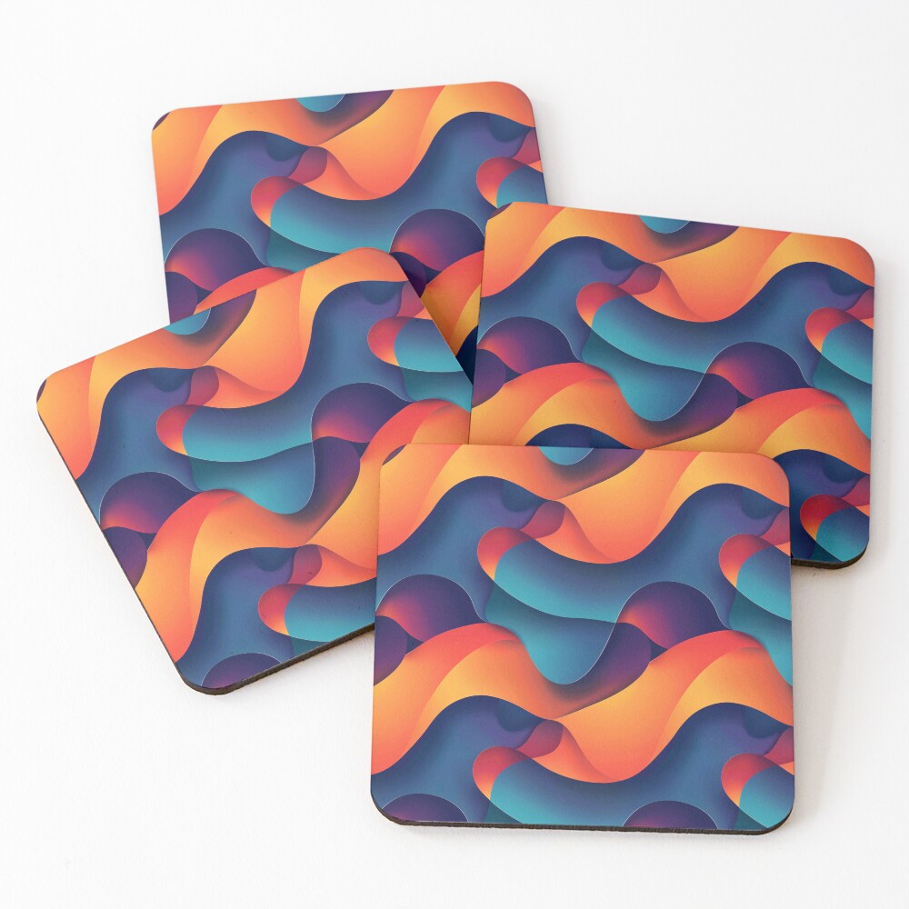 Item preview, Coasters (Set of 4) designed and sold by MidArtForge.