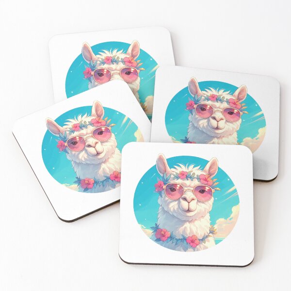 Item preview, Lama at a beach // Cool Lama // Cool Animal // Beach // Chill out // Llama designed and sold by SMARTKIT  DESIGNAGENCY.