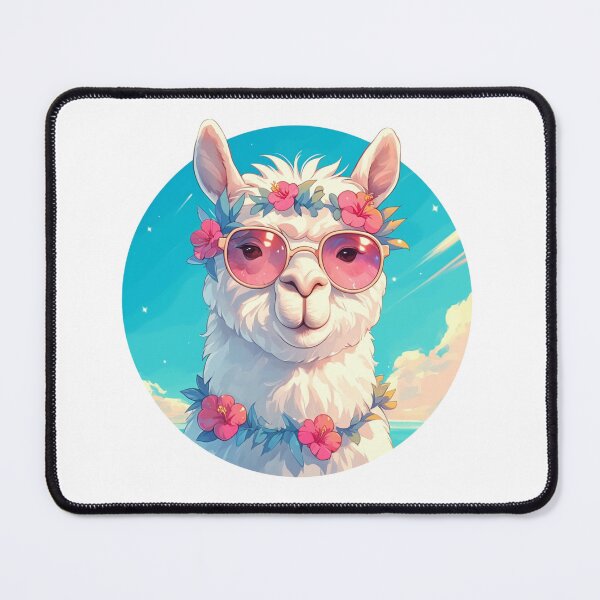 Item preview, Lama at a beach // Cool Lama // Cool Animal // Beach // Chill out // Llama designed and sold by SMARTKIT  DESIGNAGENCY.