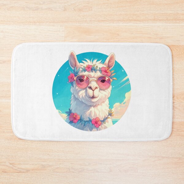 Item preview, Lama at a beach // Cool Lama // Cool Animal // Beach // Chill out // Llama designed and sold by SMARTKIT  DESIGNAGENCY.