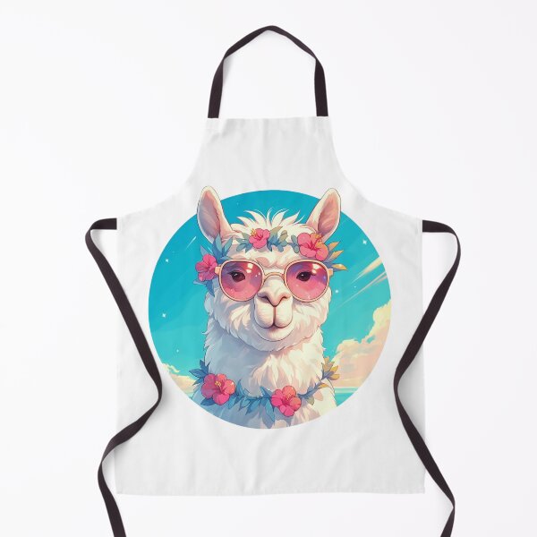 Item preview, Lama at a beach // Cool Lama // Cool Animal // Beach // Chill out // Llama designed and sold by SMARTKIT DESIGNAGENCY.