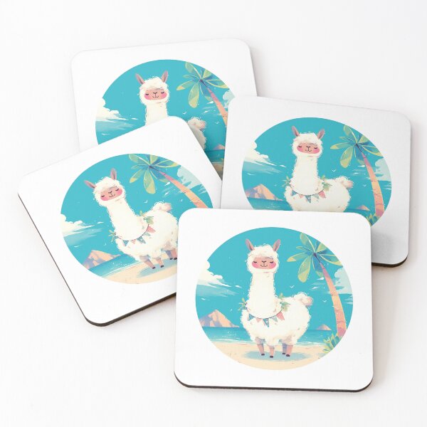 Item preview, Lama at a beach // Cool Lama // Cool Animal // Beach // Chill out // Llama designed and sold by SMARTKIT  DESIGNAGENCY.