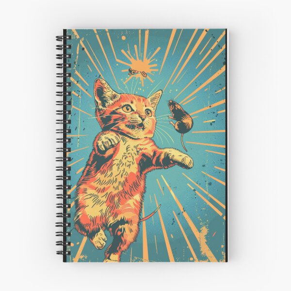 Item preview, Pop Art Illustration of Cat Ready to Attack Mouse designed and sold by Piotrek0001.