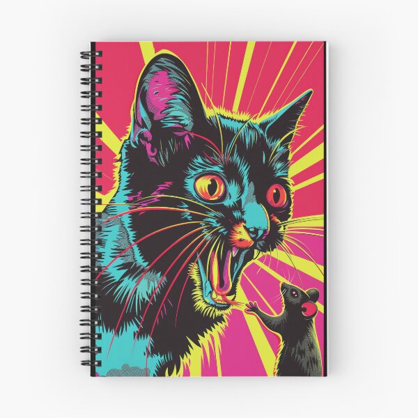 Item preview, Pop Art Illustration of Cat Ready to Attack Mouse designed and sold by Piotrek0001.
