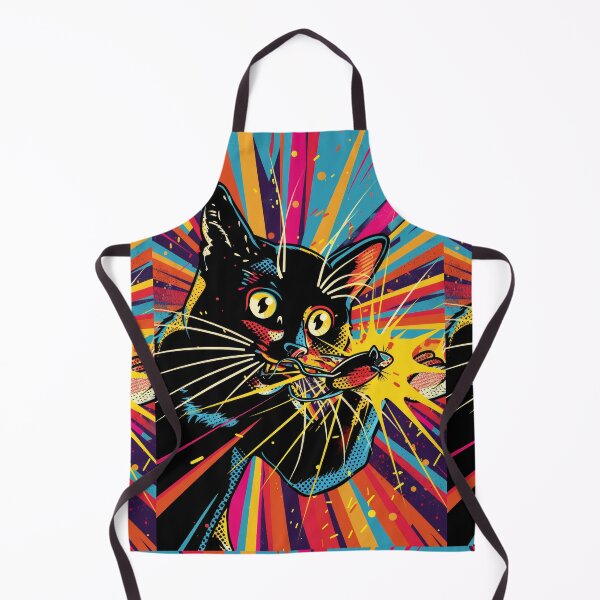 Item preview, Pop Art Illustration of Cat Ready to Attack Mouse designed and sold by Piotrek0001.
