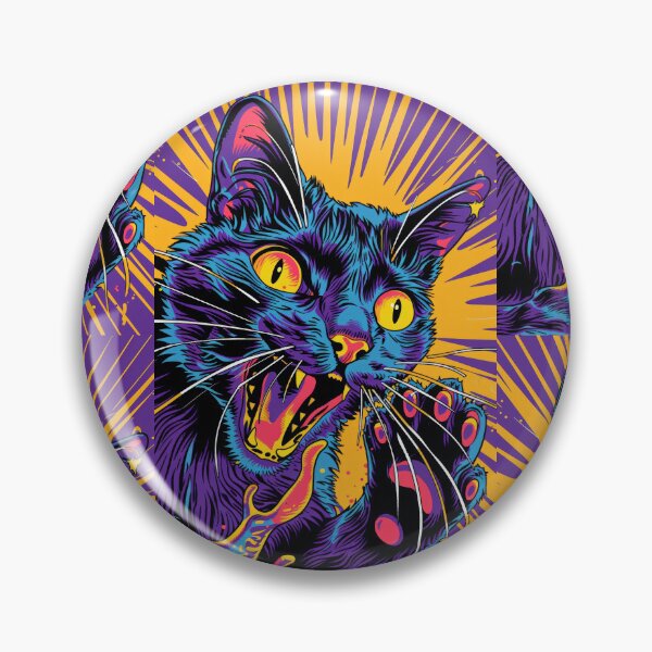Item preview, Pop Art Illustration of Cat Ready to Attack Mouse designed and sold by Piotrek0001.
