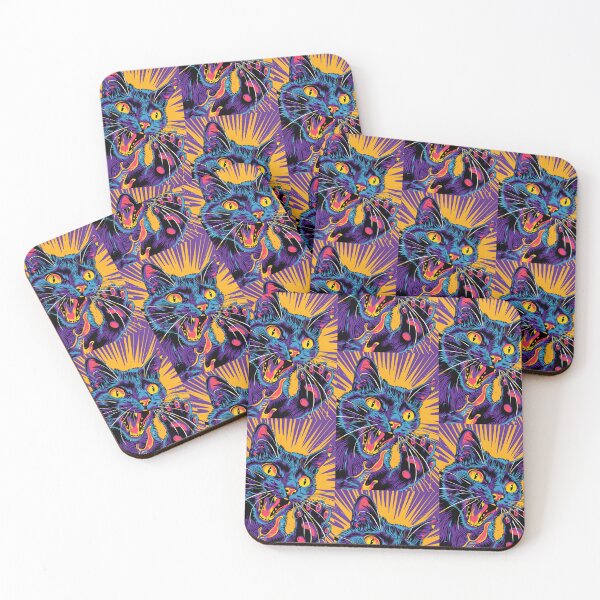 Item preview, Pop Art Illustration of Cat Ready to Attack Mouse designed and sold by Piotrek0001.
