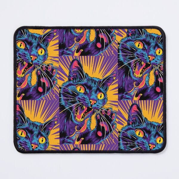 Item preview, Pop Art Illustration of Cat Ready to Attack Mouse designed and sold by Piotrek0001.