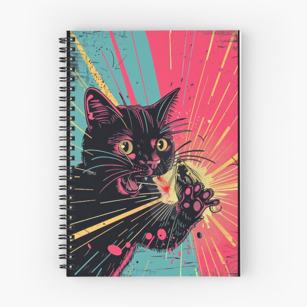 Item preview, Copy of Pop Art Illustration of Cat Ready to Attack Mouse designed and sold by Piotrek0001.