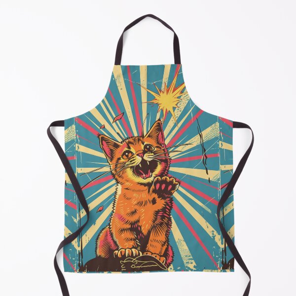 Item preview, Pop Art Illustration of Cat Ready to Attack Mouse designed and sold by Piotrek0001.