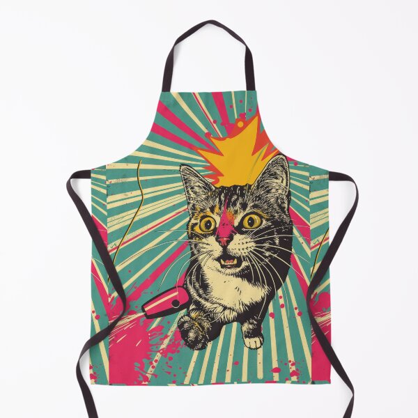 Item preview, Pop Art Illustration of Cat Ready to Attack Mouse designed and sold by Piotrek0001.