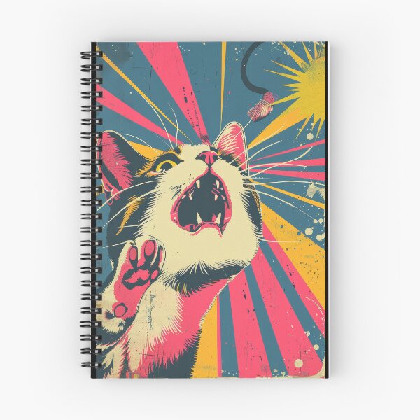 Item preview, Pop Art Illustration of Cat Ready to Attack Mouse designed and sold by Piotrek0001.