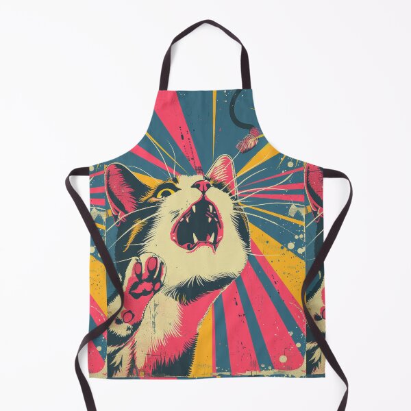 Item preview, Pop Art Illustration of Cat Ready to Attack Mouse designed and sold by Piotrek0001.