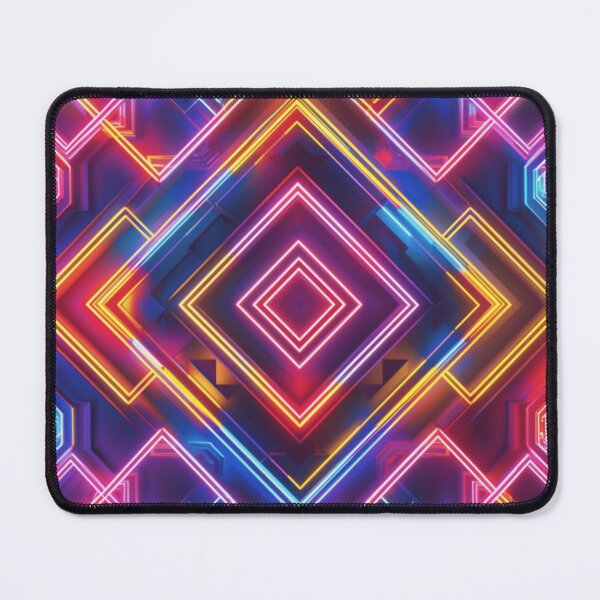 Item preview, Square Neon Pattern designed and sold by punintended007.