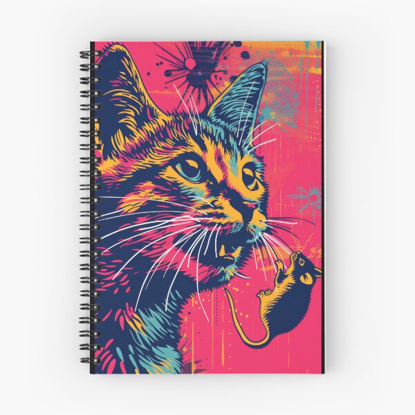 Item preview, Pop Art Illustration of Cat Ready to Attack Mouse designed and sold by Piotrek0001.