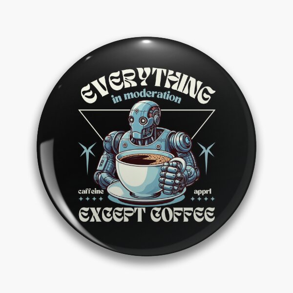 Item preview, Everything in moderation except coffee designed and sold by Peerless-Prime.