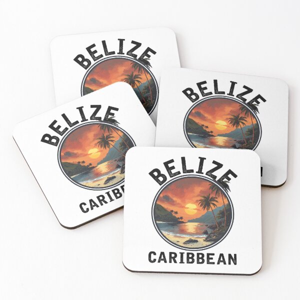 Item preview, Belize - Caribbean (with Black Lettering) designed and sold by VelvetRoom.