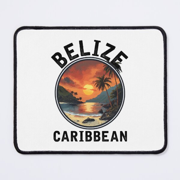 Item preview, Belize - Caribbean (with Black Lettering) designed and sold by VelvetRoom.