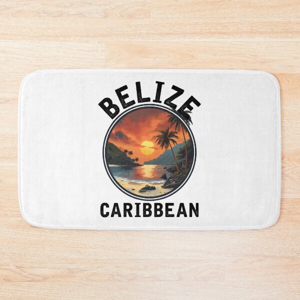 Item preview, Belize - Caribbean (with Black Lettering) designed and sold by VelvetRoom.