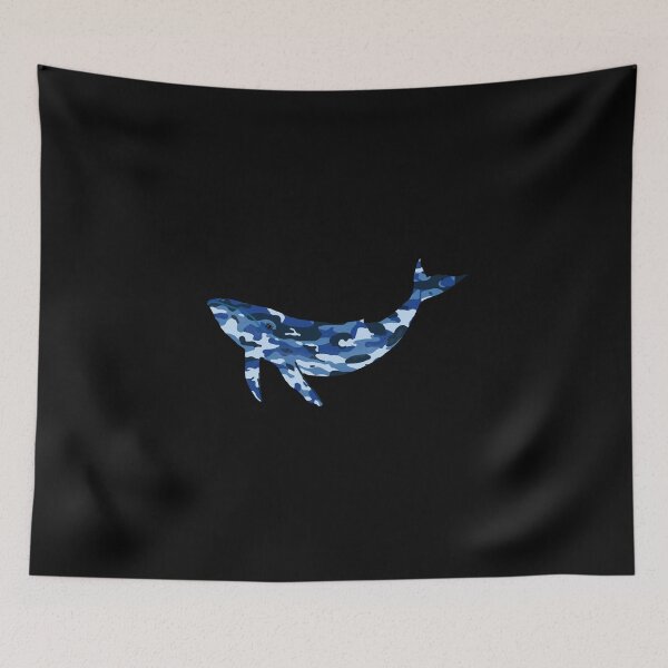 Item preview, Blue whale camouflage designed and sold by gegogneto.